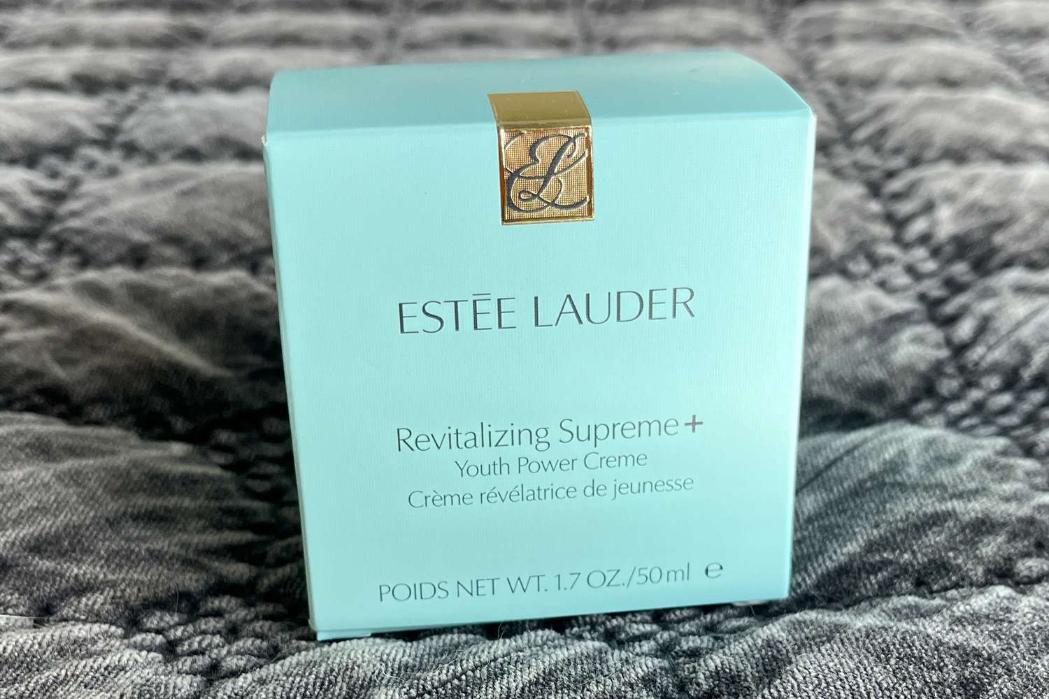 The Estee Lauder Revitalizing Supreme+ Moisturizer Youth Power Creme box