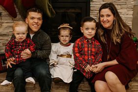 Zach Roloff and Tori Roloff with their kids Jackson, Lilah, and Josiah.