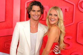 Chase Stokes and Kelsea Ballerini attend the 2024 CMT Music Awards at Moody Center on April 07, 2024 in 