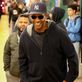 Denzel Washington filmed scenes for his upcoming movie, "High and Low," at a busy Brooklyn train station in New York.