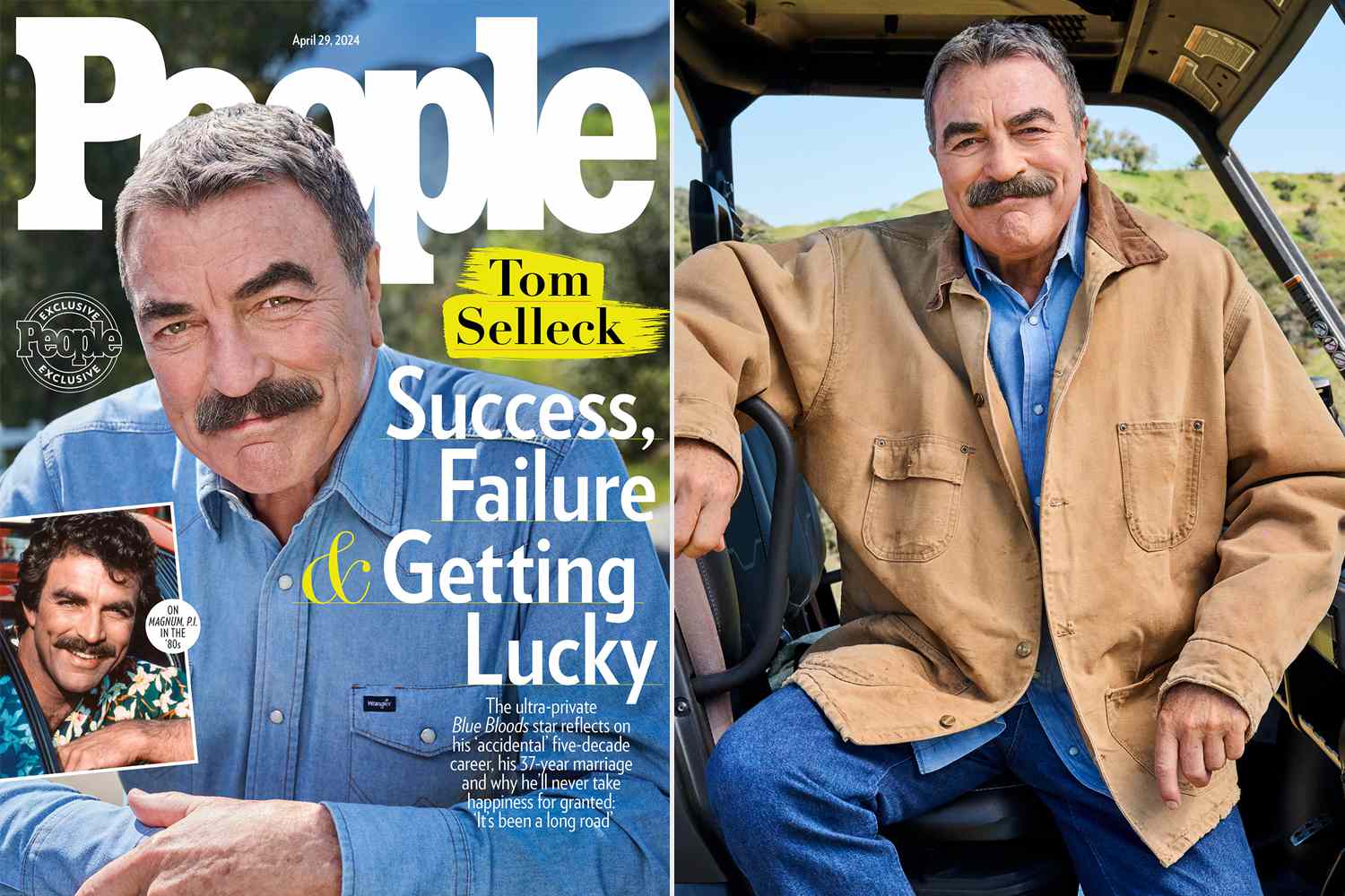 Tom Selleck PEOPLE COVER