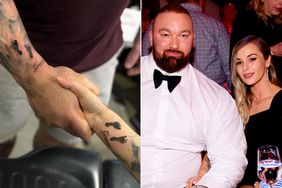 Game of Thrones', HafÃ¾or Julius Bjornsson and wife get baby feet tattooed