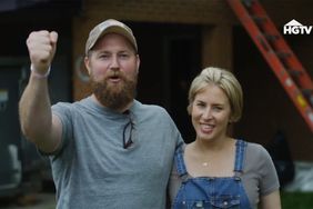 Ben and Erin Napier tackling a demolition in the latest Home Town episode