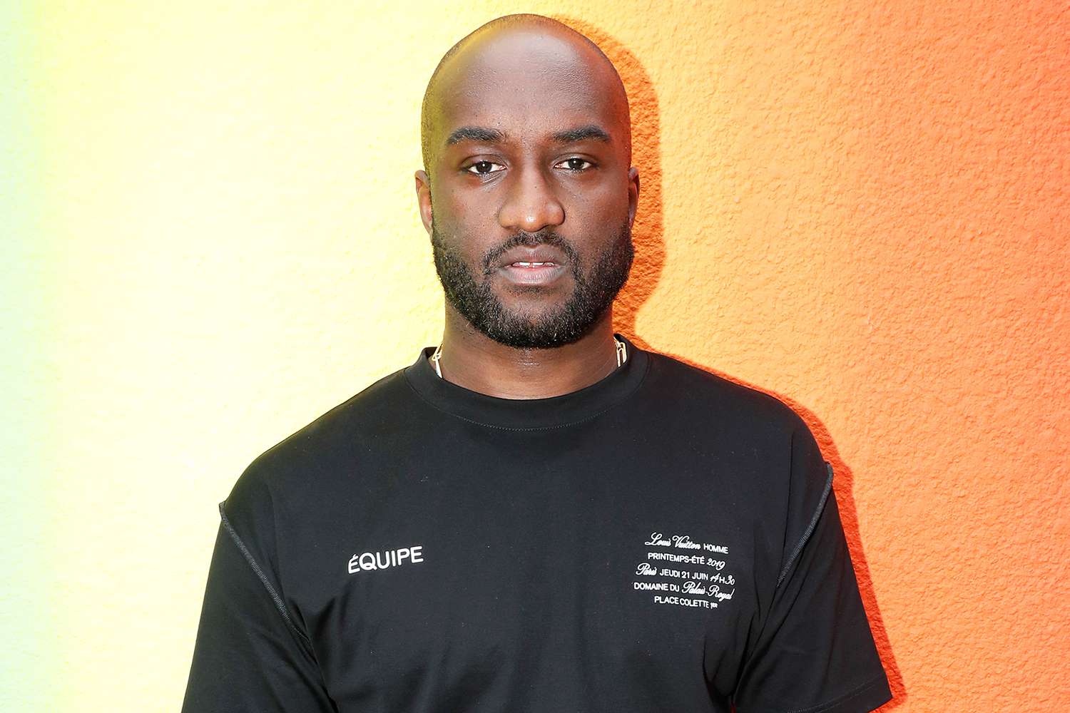 Virgil Abloh poses after the Louis Vuitton Menswear Spring/Summer 2019 show as part of Paris Fashion Week on June 21, 2018 in Paris, France.