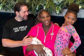 Alexis Ohanian Sr., Serena Williams, Alexis Olympia Ohanian Jr., and Adira Ohanian
