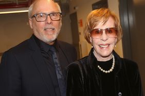 Brian Miller and wife Carol Burnett pose at the opening night of "Tootsie" on Broadway at The Marquis Theatre on April 23, 2019 in New York City