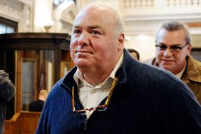 Michael Skakel enters the state Supreme Court for a hearing, in Hartford, CT, Feb. 24, 2016. 