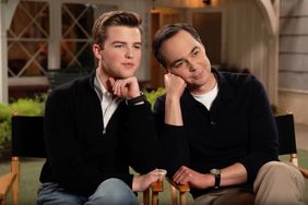 ain Armitage and Jim Parsons Young Sheldon