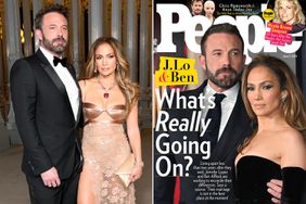 Ben Affleck and Jennifer Lopez on the cover of PEOPLE