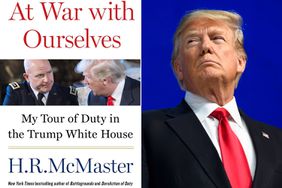 At War with Ourselves by H.R. McMaster; Donald Trump in 2018