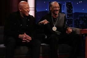 Dr. Dre, Snoop Dogg, and 50 cent on Jimmy Kimmel