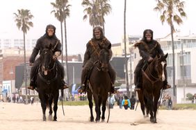 New Planet of the Apes Movie Appears to Send People Dressed as Apes on Horses to Los Angeles