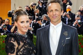 Alexi Ashe and Seth Meyers attend The 2022 Met Gala Celebrating "In America: An Anthology of Fashion" at The Metropolitan Museum of Art on May 02, 2022 in New York City