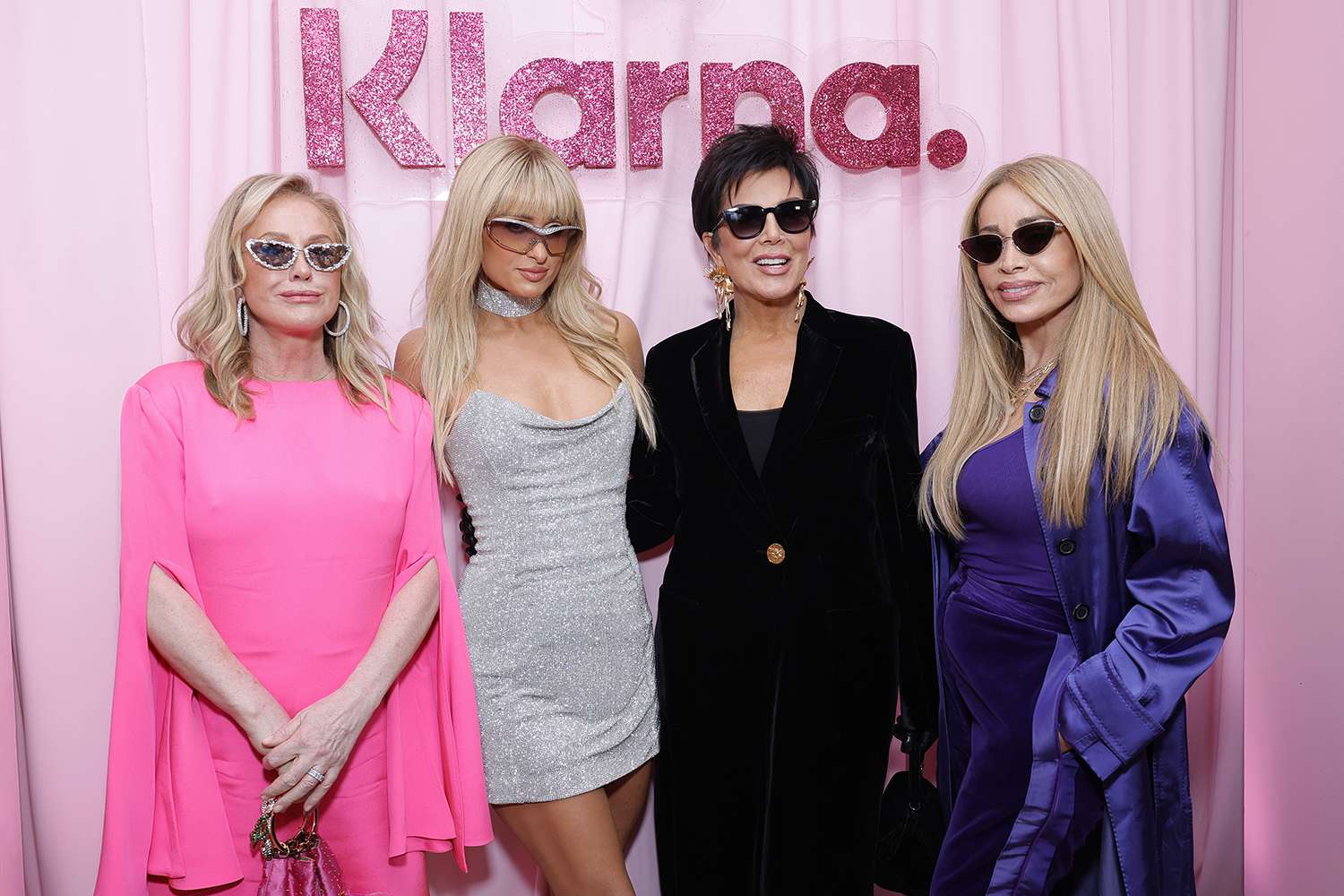 Kathy Hilton, Paris Hilton, Kris Jenner and Faye Resnick attend the Klarna & Paris Hilton House of Y2K Launch Party