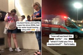 Fan goes into labor at a Taylor Swift concert