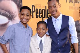 Tyler James Williams, Tyrel & Tylen arrives to the "Peeples" World Premiere on May 08, 2013 in Hollywood, CA