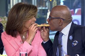 Hoda Kotb and Al Roker Share 'Lady and the Tramp' Moment Eating PayDay Bar on 'Today'