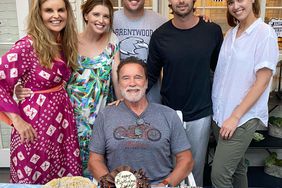 Arnold Schwarzenegger and his family