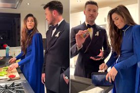 Jessica Biel and Justin Timberlake Packed Snacks in Their Kitchen Before Hitting the Oscars Party Red Carpet