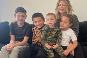 Kailyn Lowry with her kids, Isaac, Lincoln, Lux, and Creed.