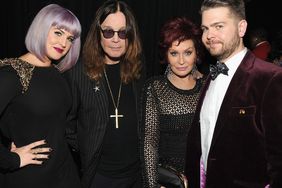 Kelly Osbourne, Ozzy Osbourne, Sharon Osbourne and Jack Osbourne attend the 56th GRAMMY Awards at Staples Center on January 26, 2014 in Los Angeles, California