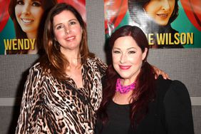 Wendy Wilson and Carnie Wilson attend The Hollywood Show held at Los Angeles Marriott Burbank Airport on July 01, 2023 in Burbank, California.