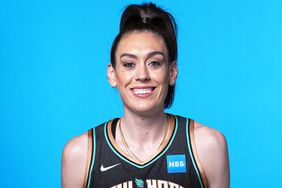 Breanna Stewart #30 of the New York Liberty poses for a head shot at Barclays Center on May 5, 2023 in New York.
