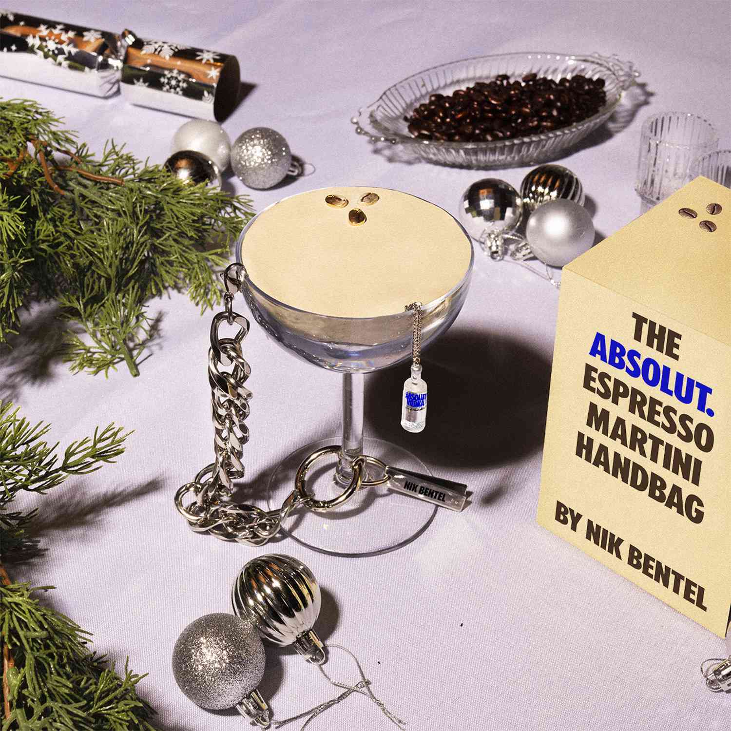 The Absolut Espresso Martini Handbag by Nik Bentel