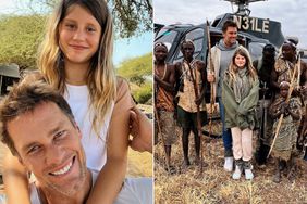 Tom Brady and Kids on African Safari