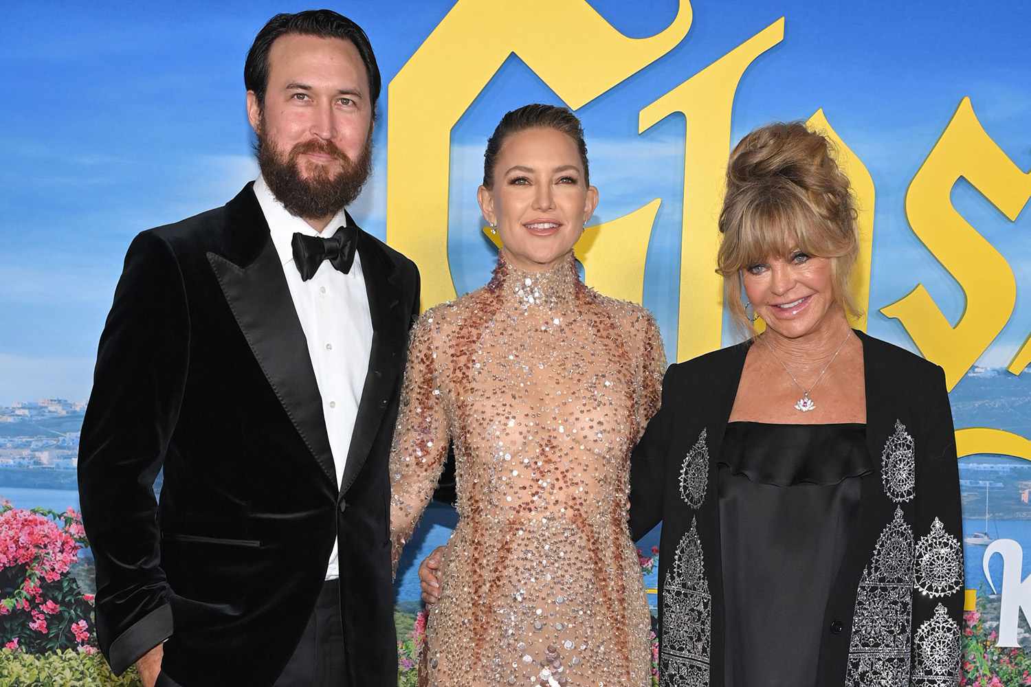 Danny Fujikawa, Kate Hudson and Goldie Hawn 'Glass Onion: A Knives Out Mystery' film premiere