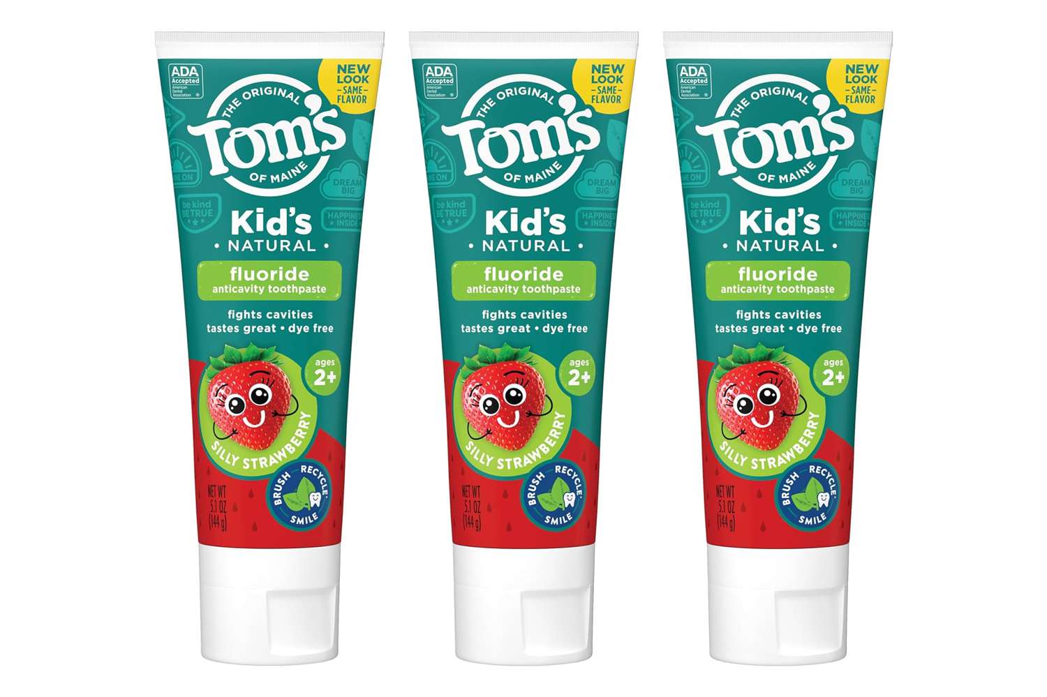 Amazon Tom's of Maine Natural Children's Fluoride Toothpaste