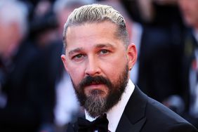 Shia LaBeouf attends the "Megalopolis" red carpet during the 77th Annual Cannes Film Festival at Palais des Festivals on May 16, 2024