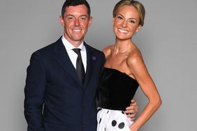 Rory McIlroy of Europe poses with his wife Erica McIlroy prior to the 2018 Ryder Cup Gala at the Palace of Versailles on September 26, 2018