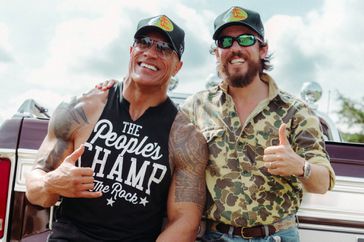 Dwayne Johnson and Chris Janson Talk Friendship, Shooting a Music Video Together and Beers and Trucks
