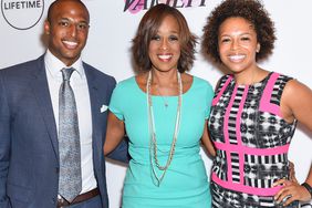 William Bumpus Jr., Gayle King and Kirby Bumpus attend Variety's Power of Women: New York at Cipriani Midtown on April 21, 2017 in New York City