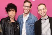 NEW YORK, NEW YORK - MAY 05: Eugene Lee Yang, Keith Habersberger and Zach Kornfeld of The Try Guys attend the 11th Annual Shorty Awards on May 05, 2019 at PlayStation Theater in New York City. (Photo by Noam Galai/Getty Images for Shorty Awards)