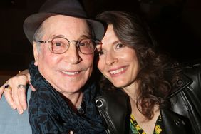 Paul Simon and Edie Brickell pose at the Opening Night After Party for the new musical "Bright Star" on March 24, 2016 in New York City.