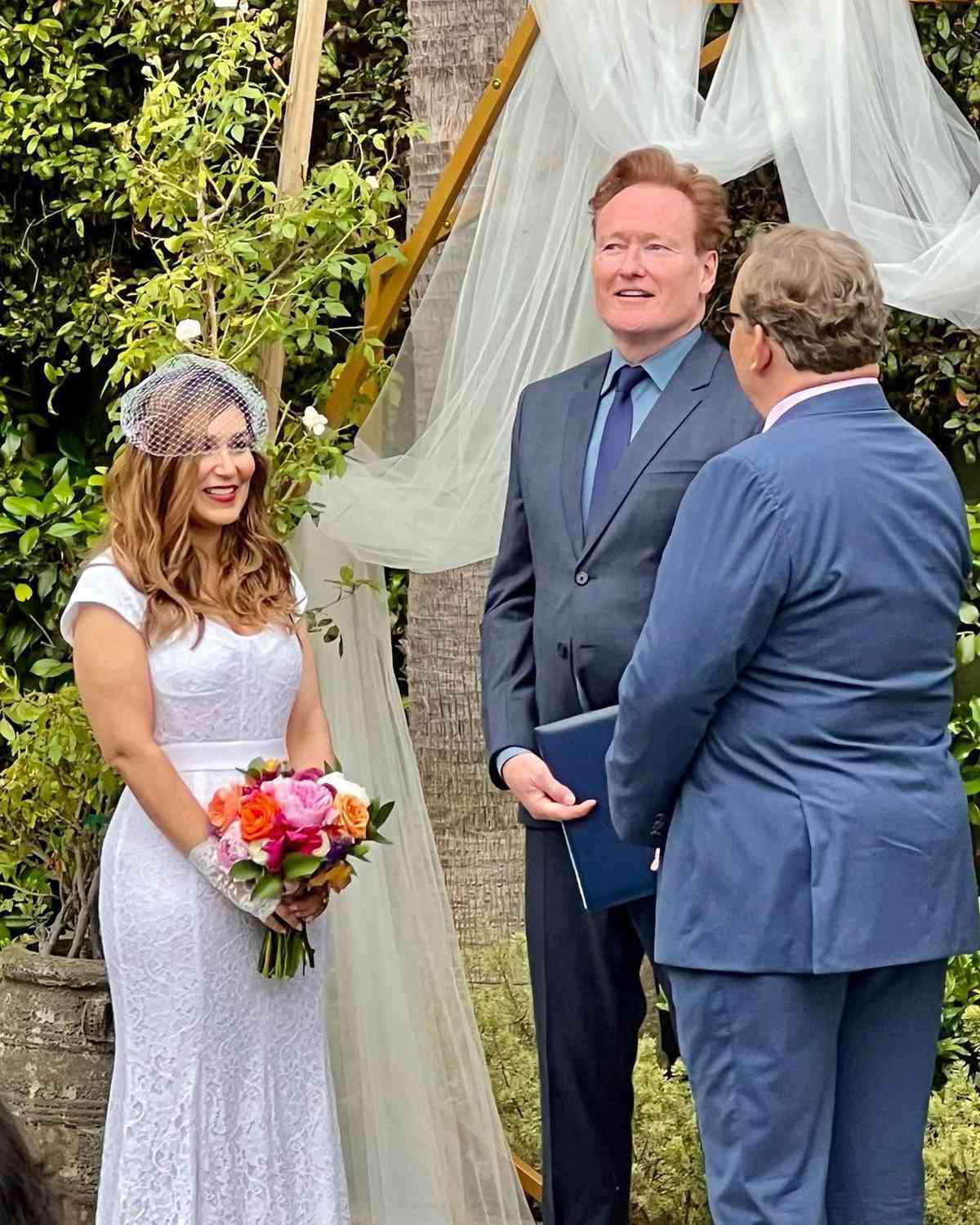 Conan O'Brien Officiates Comedy Partner Andy Richter's Wedding