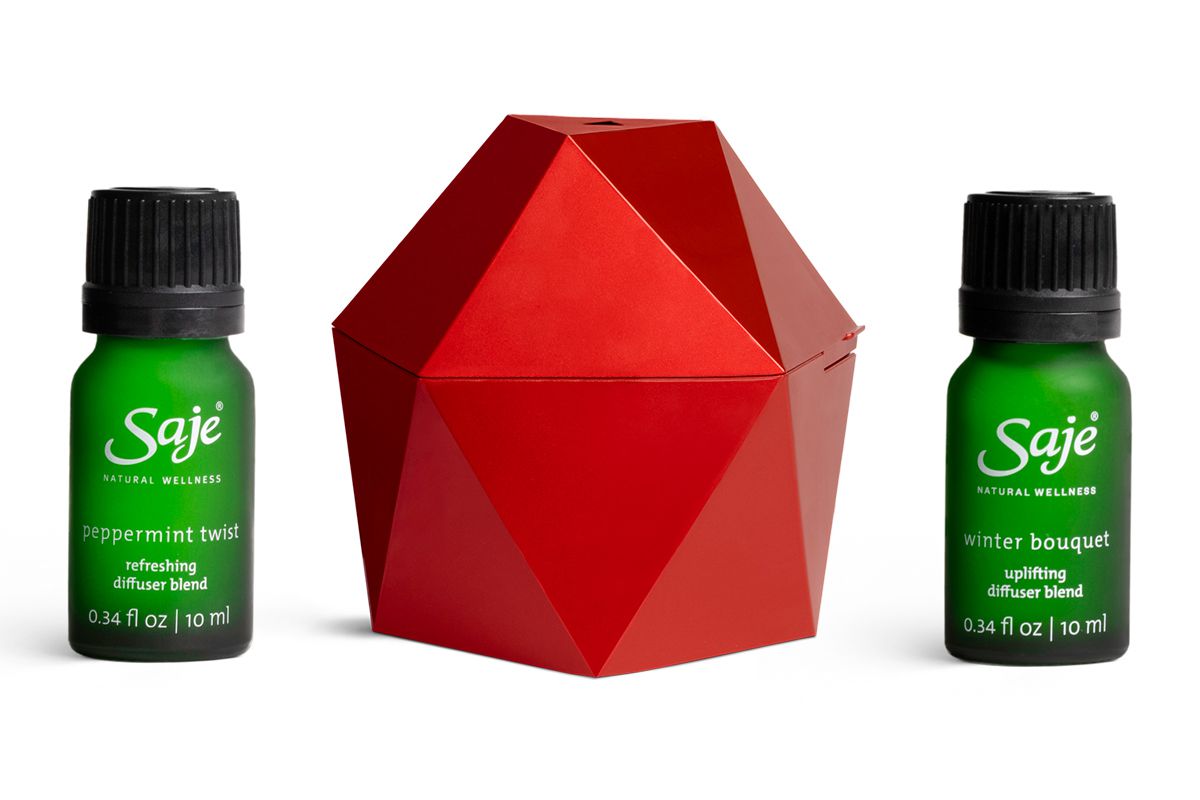 Saje essential oils and diffuser