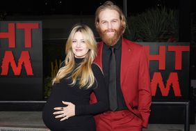 Meredith Hagner and Wyatt Russell attend the Los Angeles Premiere Of Universal Pictures' "Night Swim"