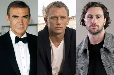 Sean Connery, Daniel Craig, Aaron Taylor-Johnson
