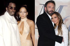 Sean "Diddy" Combs and Jennifer Lopez. ; Ben Affleck and Jennifer Lopez arrive at the Los Angeles Special Screening Of "Marry Me" on February 08, 2022.