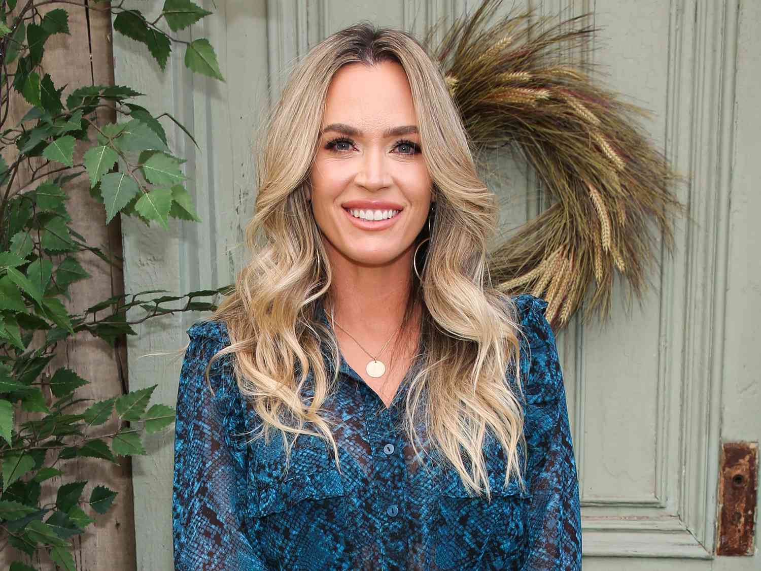 Teddi Mellencamp Arroyave visits Hallmark Channel's "Home & Family" at Universal Studios Hollywood on March 30, 2021 in Universal City, California