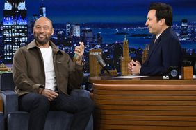 Derek Jeter during an interview with host Jimmy Fallon on The Tonight Show Starring Jimmy Fallon