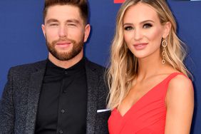 Chris Lane and Lauren Bushnell attend the 54th Academy Of Country Music Awards at MGM Grand Hotel & Casino on April 07, 2019 in Las Vegas, Nevada