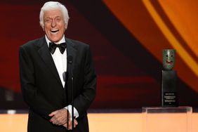 Actor Dick Van Dyke accepts the Life Achievement Award onstage during the 19th Annual Screen Actors Guild Awards held at The Shrine Auditorium on January 27, 2013 in Los Angeles, California.
