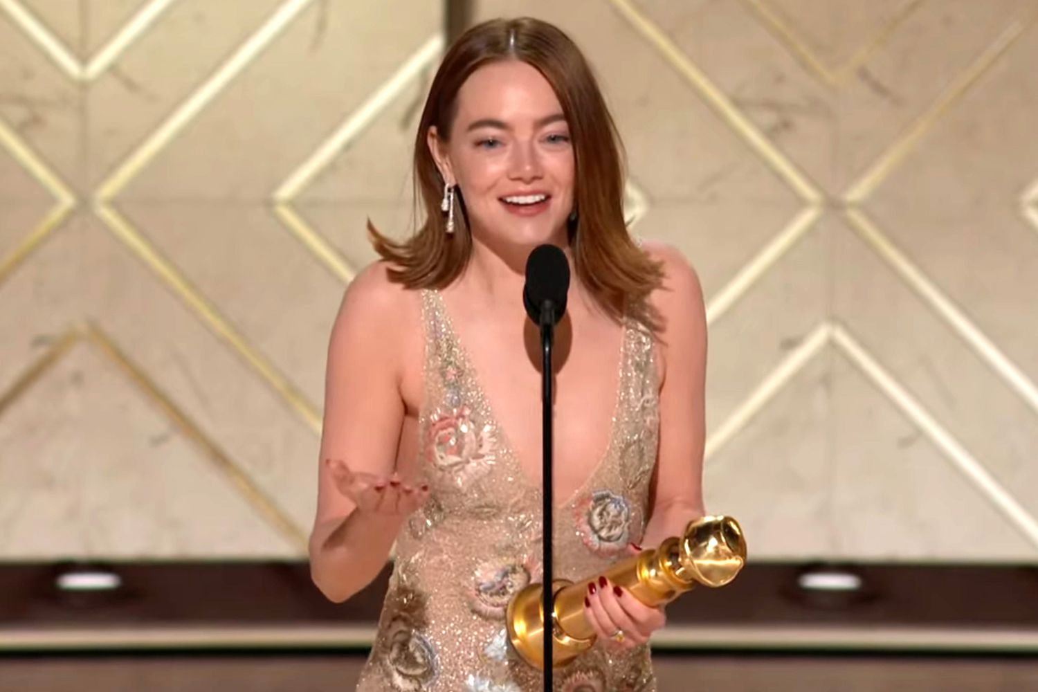 Golden Globes Emma Stone Female Actress, Movie, Musical/Comedy