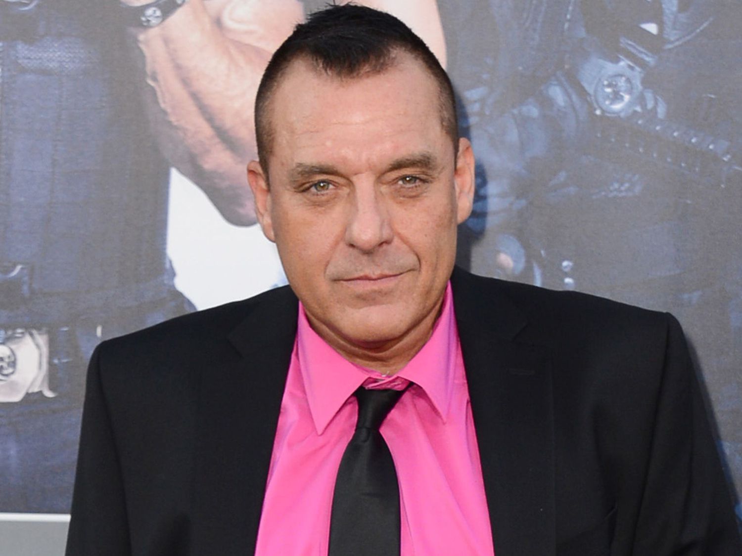 Tom Sizemore arrives at the premiere of "The Expendables 3" in Los Angeles
