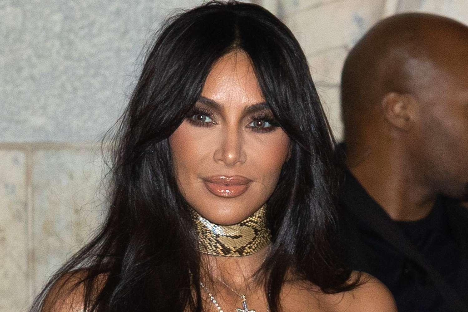 Kim Kardashian during the Dolce & Gabbana party at Milan Fashion Week Fall/Winter 2023/2024