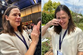 Jennifer Garner cries at daughter Violet's graduation